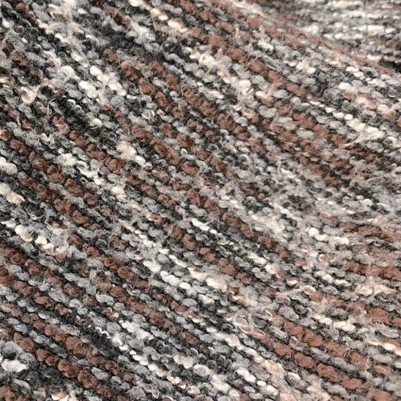 Northern Reflections Brown Black Wool Blend Toggle Closure Pea Coat Sweater L - Picture 11 of 13